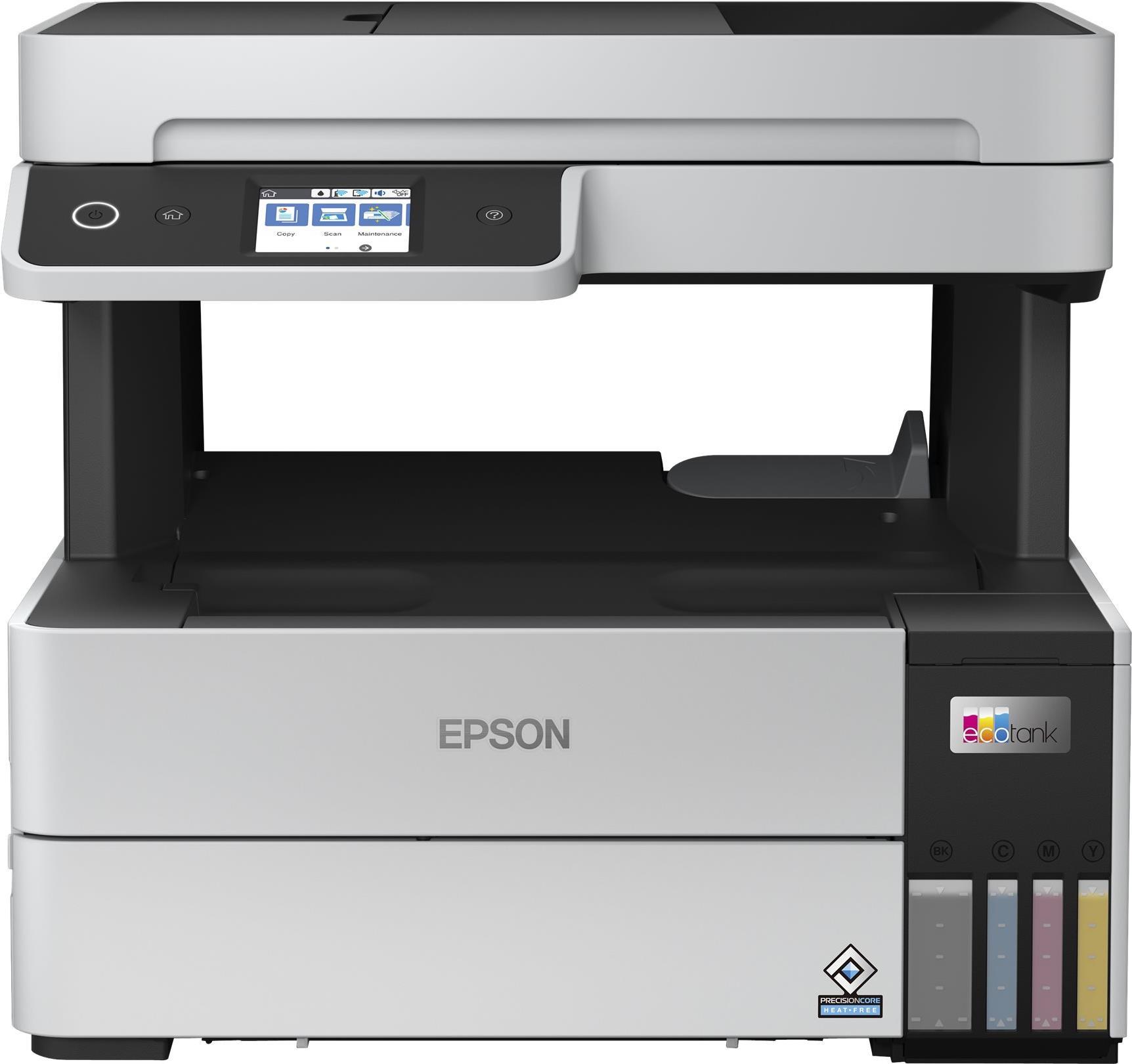 Epson EcoTank ET-5150 - Multifunktionsdrucker - Farbe - Tintenstrahl - A4/Legal (Medien) - bis zu 17.5 Seiten/Min. (Drucken) - 250 Blatt - USB, LAN, Wi-Fi