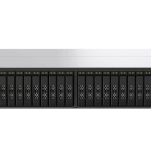 QNAP TS-H3088XU-RP - NAS-Server - 30 Schächte - Rack - einbaufähig - SATA 6Gb/s - RAID 0, 1, 5, 6, 10, 50, 60, JBOD - RAM 64GB - 25 Gigabit Ethernet / 2,5 Gigabit Ethernet - iSCSI Support - 2U (TS-H3088XU-RP-W1270-64G)