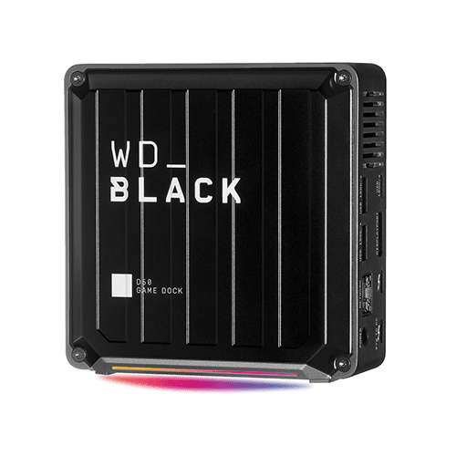 WD_BLACK D50 Game Dock WDBA3U0020BBK - Dockingstation - Thunderbolt 3 - DP, Thunderbolt - HDD: 2 TB - GigE - EMEA