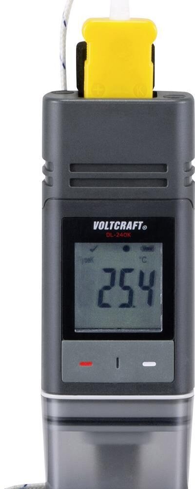 VOLTCRAFT DL-240K Temperatur-Datenlogger Messgröße Temperatur -200 bis 1372 °C PDF Funktion, inkl. Wandhalterung (VC 9657630)