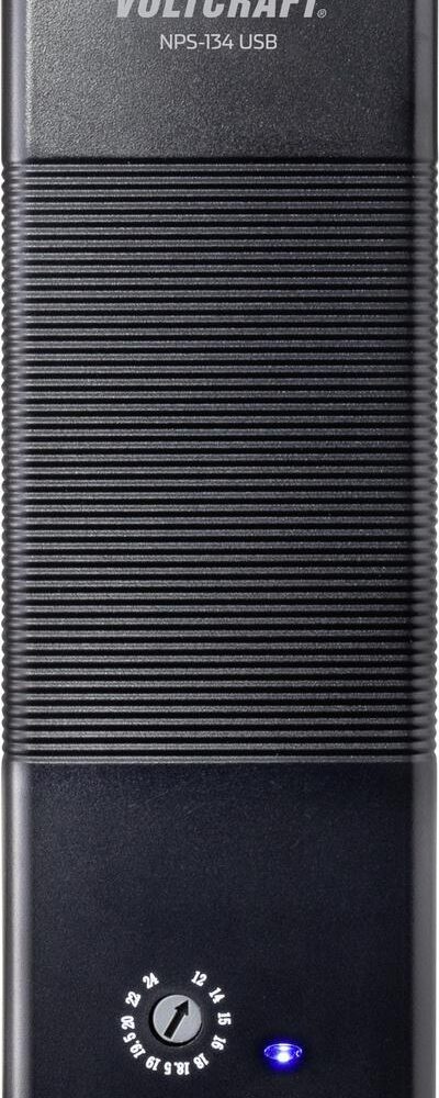 VOLTCRAFT NPS-134 USB Notebook-Netzteil 134.5 W 12 V/DC, 14 V/DC, 15 V/DC, 16 V/DC, 18 V/DC, 18.5 V/DC, 19 V/DC, 19.5 V/DC, 20 V/DC, 22 V/DC, 24 V/DC 8.5 A (VC-11332665)