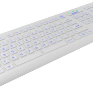 KeySonic KSK-8031INEL Tastatur USB QWERTZ Deutsch Weiß (KSK-8031INEL-WH)