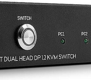 Lindy - KVM-/Audio-/USB-Switch - 2 x KVM/Audio/USB - 1 lokaler Benutzer - Desktop (39306)