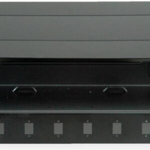 ROLINE 48,30cm (19")-LWL-Gehäuse leer, 1 HE, 12x SC-Simplex oder LC-Duplex, schwarz (21.17.0350)