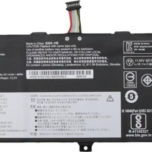 Lenovo - Laptop-Batterie - Lithium-Ionen - 3 Zellen - 4211 mAh - 49 Wh - für ThinkPad X13 Yoga Gen 1 20SX, 20SY, X390 Yoga 20NN, 20NQ (5B10W13927)