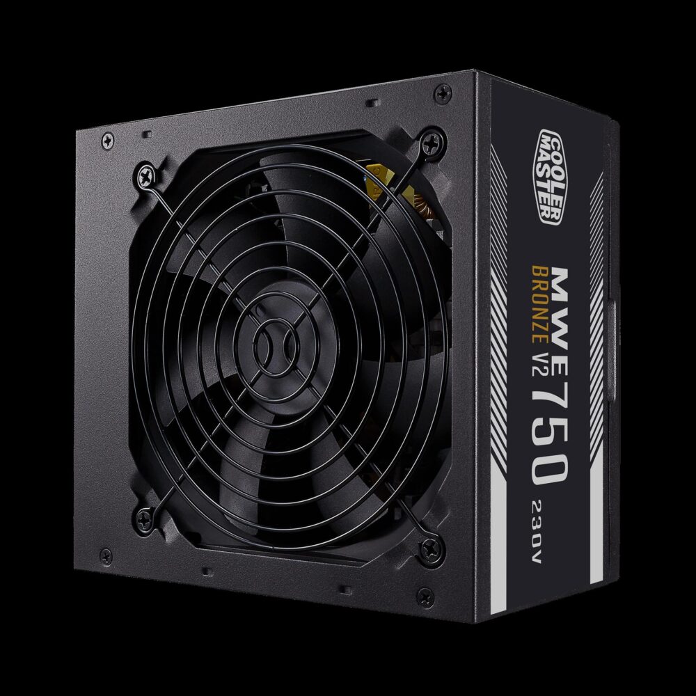 Cooler Master MWE Bronze V2 750 - Netzteil (intern) - ATX12V 2,52 - EPS12V - 80 PLUS Bronze - Wechselstrom 200-240 V - 750 Watt - aktive PFC - Europa (MPE-7501-ACABW-BEU)