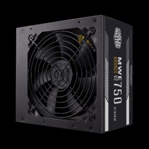 Cooler Master MWE Bronze V2 750 - Netzteil (intern) - ATX12V 2,52 - EPS12V - 80 PLUS Bronze - Wechselstrom 200-240 V - 750 Watt - aktive PFC - Europa (MPE-7501-ACABW-BEU)