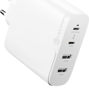 Alogic Ladegerät 100W 4 Port (2x USB-C, 2 x USB 3.0 A) weiß (WCG4X100-EU)