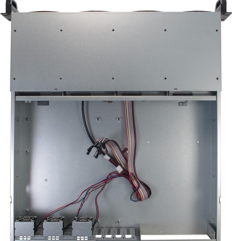 Inter-Tech 2U 2404L S-ATA - Rack - Server - Stahl - Schwarz - Grau - micro ATX - Mini-ITX - 2U (88887348)