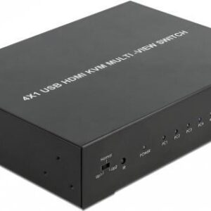 DeLOCK 11488 - HDMI - Schwarz - Metall - 60 Hz - 1280 x 720 (HD 720),1920 x 1080 (HD 1080) - 2,25 Gbit/s (11488)