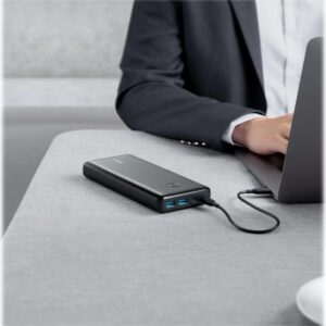 Anker PowerCore III Elite 25600 - Powerbank - 25600 mAh - 60 Watt - IQ 3.0 (2 x USB, USB-C) - Schwarz
