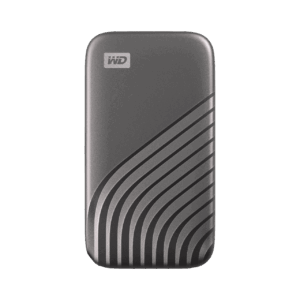 WD My Passport SSD WDBAGF0040BGY - SSD - verschlüsselt - 4 TB - extern (tragbar) - USB 3.2 Gen 2 (USB-C Steckverbinder) - 256-Bit-AES - Grau