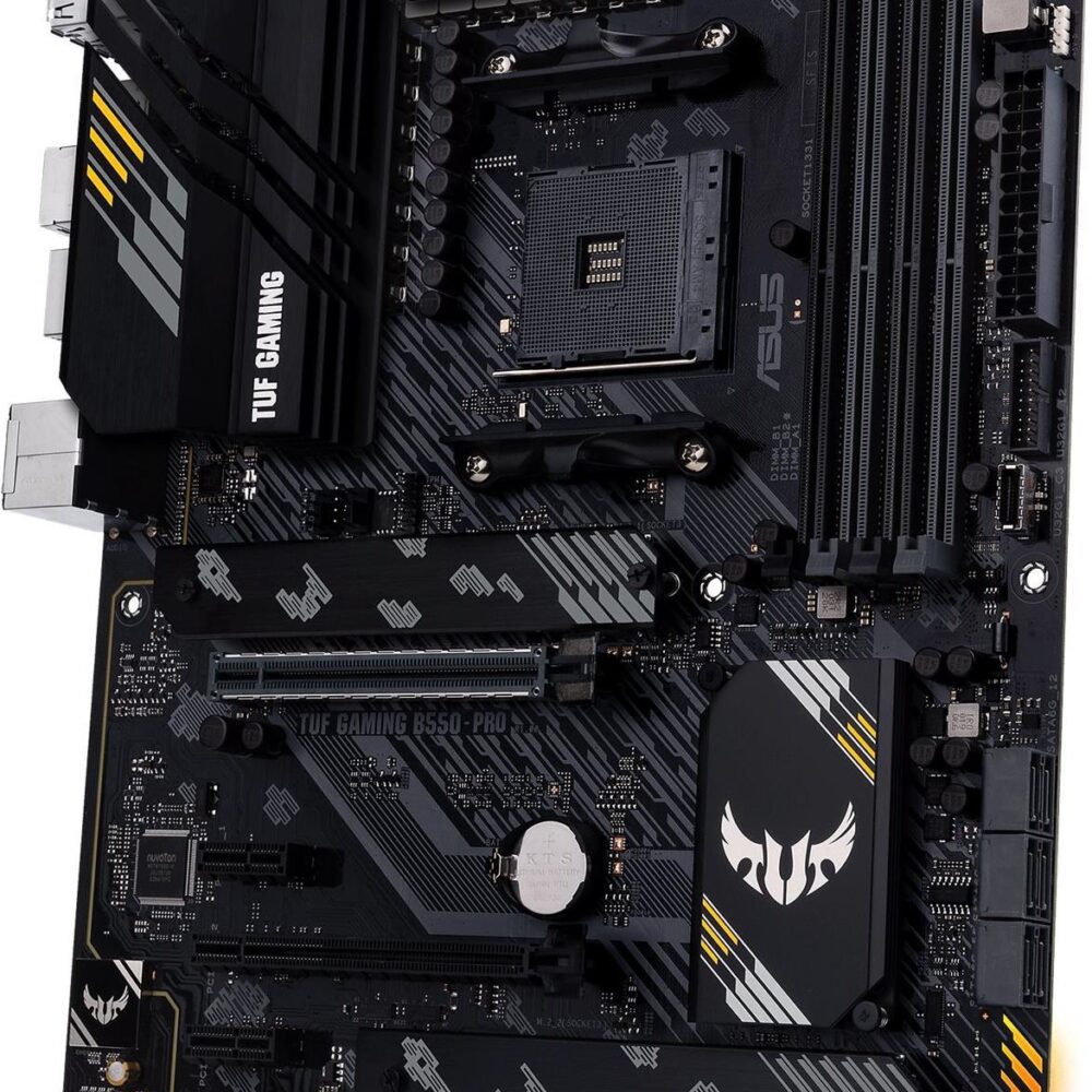 ASUS TUF GAMING B550-PRO - Motherboard - ATX - Socket AM4 - AMD B550 Chipsatz - USB-C Gen2, USB-C Gen1, USB 3.2 Gen 1, USB 3.2 Gen 2 - 2.5 Gigabit LAN - Onboard-Grafik (CPU erforderlich) - HD Audio (8-Kanal)
