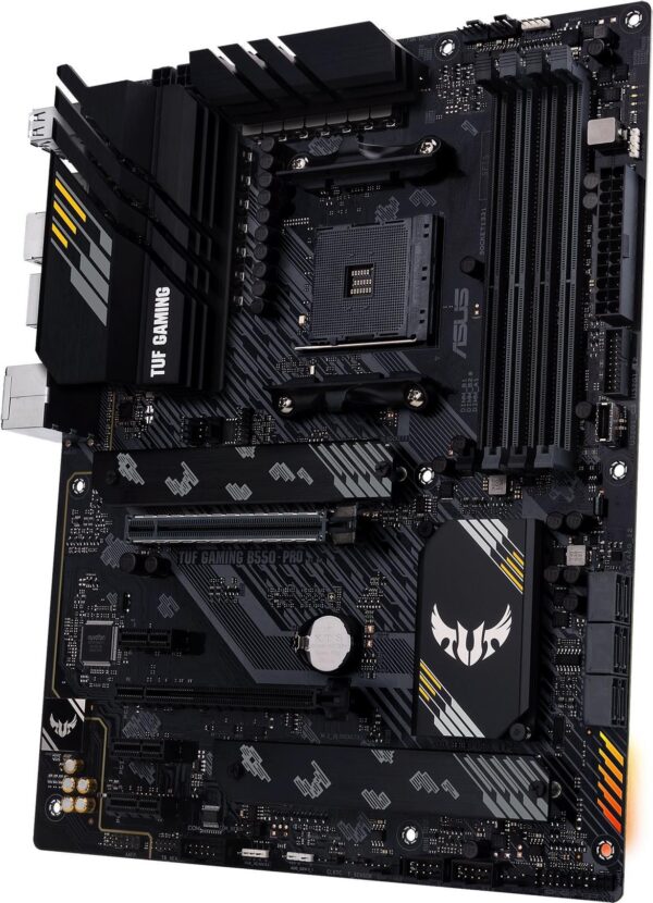 ASUS TUF GAMING B550-PRO - Motherboard - ATX - Socket AM4 - AMD B550 Chipsatz - USB-C Gen2, USB-C Gen1, USB 3.2 Gen 1, USB 3.2 Gen 2 - 2.5 Gigabit LAN - Onboard-Grafik (CPU erforderlich) - HD Audio (8-Kanal)