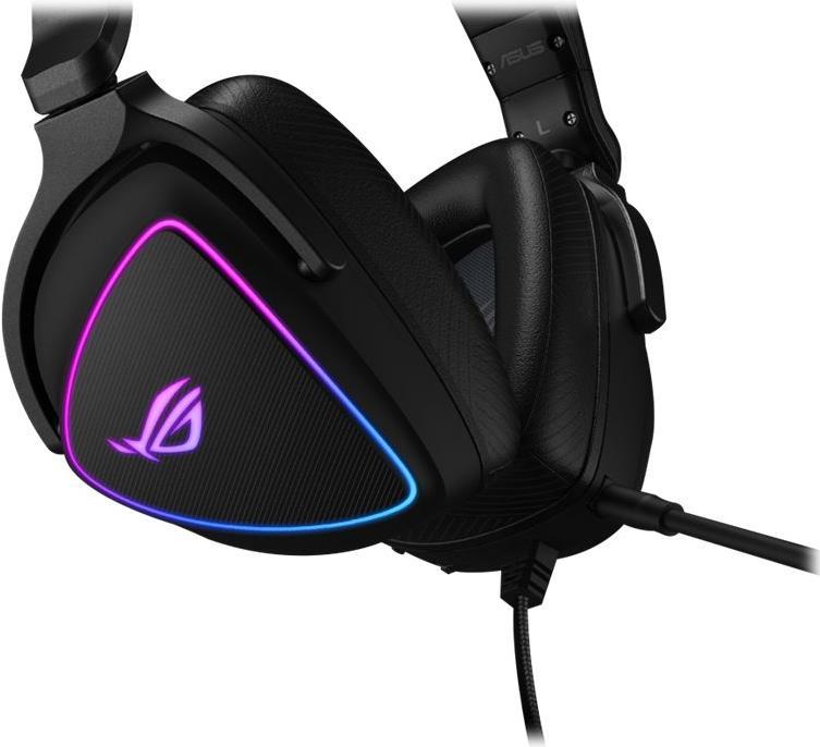 ASUS ROG Delta S - Headset - ohrumschließend - kabelgebunden - USB, USB-C - Schwarz