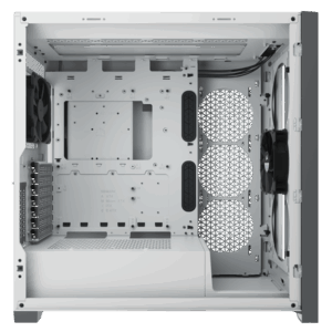 CORSAIR 5000D - Mid tower - E-ATX - Seitenteil mit Fenster (gehärtetes Glas) - keine Spannungsversorgung (ATX) - weiß - USB/Audio (CC-9011209-WW)