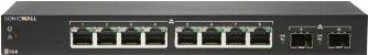 SonicWall Switch SWS12-8 - Switch - managed - 8 x 10/100/1000 + 2 x Gigabit SFP - Desktop - mit 3 Jahre 24x7 Support