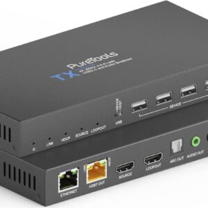 PureLink - PureTools - HDBaseT Extender Set mit USB 2.0 und Audio-Breakout, 4K ( PureTools - HDBaseT Extender Set mit USB 2.0 und Audio-Breakout, 4K (60Hz 4:4:4) (PT-HDBT-1010)