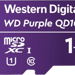 WD Purple WDD100T1P0C - Flash-Speicherkarte - 1 TB - UHS-I U1 / Class10 - microSDXC - lila