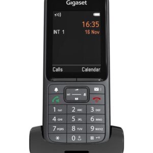 Gigaset SL800H PRO - Schnurloses Erweiterungshandgerät - mit Bluetooth-Schnittstelle mit Rufnummernanzeige - ECO DECTGAPCAT-iq - Anthrazit