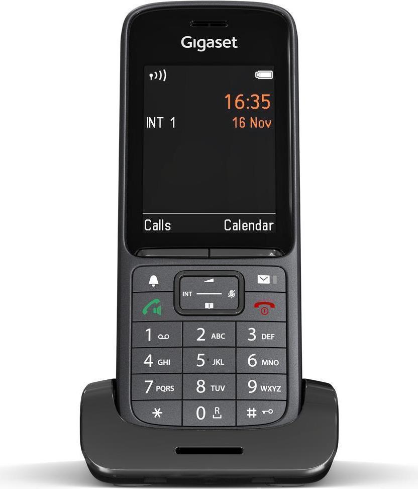 Gigaset SL800H PRO - Schnurloses Erweiterungshandgerät - mit Bluetooth-Schnittstelle mit Rufnummernanzeige - ECO DECTGAPCAT-iq - Anthrazit