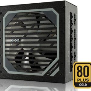 LC Power Super Silent Modular Series LC1000M V2,31 - Netzteil (intern) - ATX12V 2,31 - 80 PLUS Gold - Wechselstrom 110-240 V - 1000 Watt - aktive PFC - hammered black (LC1000M V2.31)