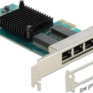 Delock - Netzwerkadapter - PCIe 2,1 - Gigabit Ethernet x 4 (88504)