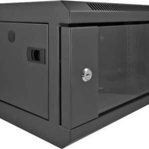 DeLOCK - Gehäuse - geeignet für Wandmontage - Schwarz - 4U - 25,4 cm (10") (43379)