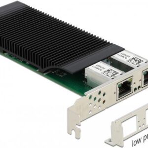 Delock - Netzwerkadapter - PCIe 2,1 x4 - Gigabit Ethernet (PoE+) x 2 (88500)