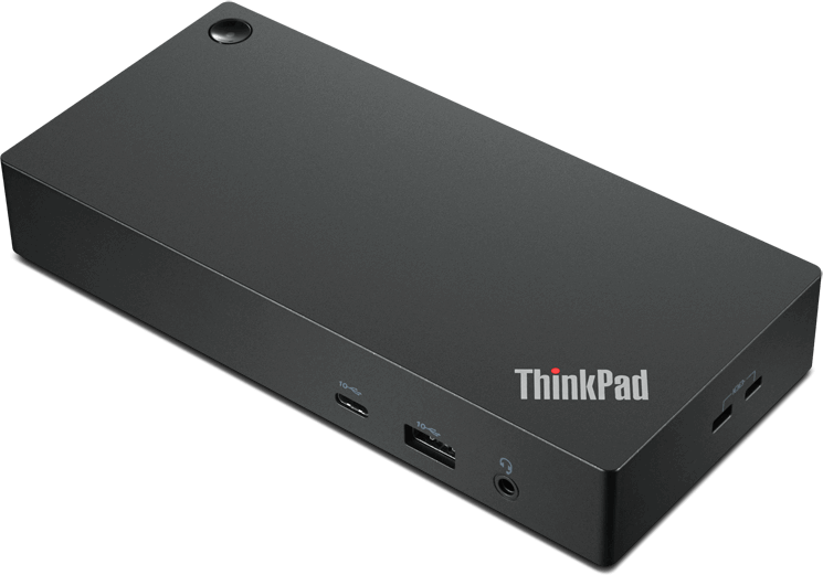 Lenovo ThinkPad Universal USB-C Dock - Dockingstation - USB-C - HDMI, 2 x DP - GigE - 90 Watt - für ThinkPad X1 Carbon Gen 8, X1 Carbon Gen 9, X1 Yoga Gen 5, X1 Yoga Gen 6 (40AY0090EU)