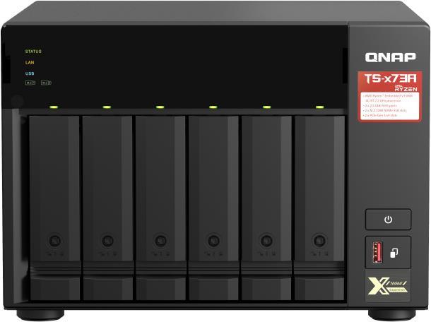 QNAP TS-673A - NAS-Server - 6 Schächte - SATA 6Gb/s - RAM 8 GB - Gigabit Ethernet / 2.5 Gigabit Ethernet (TS-673A-8G)