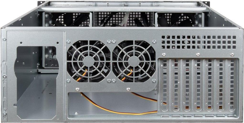 Inter-Tech 4U 40255 - Rack - Server - Schwarz - Grau - ATX - EATX - micro ATX - Mini-ATX - Mini-ITX - SSI CEB - Stahl - Alarm - Festplatte - Netzwerk - Leistung (88887304)