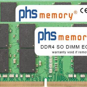 PHS-memory 32GB (2x16GB) Kit RAM Speicher für Dell Precision 7510 DDR4 SO DIMM ECC 2133MHz PC4-2133P-P (SP374342)