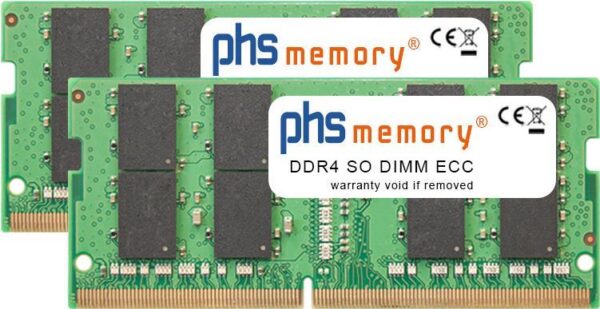 PHS-memory 32GB (2x16GB) Kit RAM Speicher für Dell Precision 7510 DDR4 SO DIMM ECC 2133MHz PC4-2133P-P (SP374342)