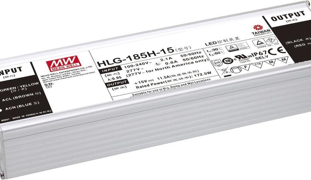 MEANWELL LED-Netzteil 156W / 12V IP67 (51405022)