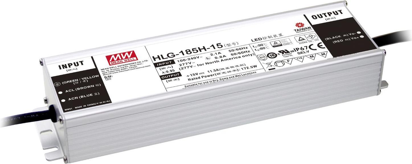 MEANWELL LED-Netzteil 156W / 12V IP67 (51405022)