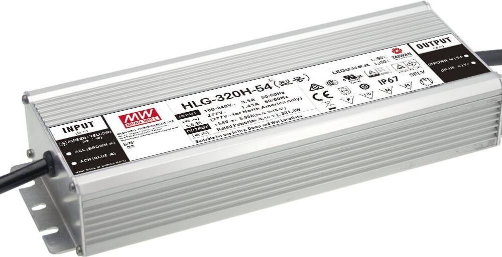 MEANWELL LED-Netzteil 320W / 24V IP67 (51405008)