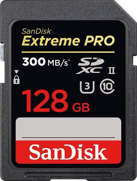 SanDisk Extreme Pro - Flash-Speicherkarte - 128GB - UHS-II U3 / Class10 - 1733x/2000x - SDXC UHS-II (SDSDXDK-128G-GN4IN)