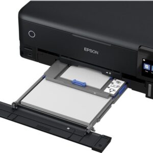 Epson EcoTank ET-8550 - Multifunktionsdrucker - Farbe - Tintenstrahl - nachfüllbar - A3 (Medien) - bis zu 16 Seiten/Min. (Drucken) - USB, LAN, Wi-Fi(ac), USB-Host - Schwarz (C11CJ21401)