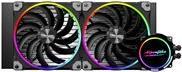 EKL Alpenföhn Gletscherwasser 280 - Prozessor-Flüssigkeitskühlsystem - (für: LGA1156, AM2, AM2+, LGA1366, AM3, LGA1155, AM3+, LGA2011, FM1, LGA1150, LGA2011-3, LGA1151, AM4, LGA2066, TR4, sTRX4, LGA1200) - Kupfer - 140 mm - Schwarz (84000000189)