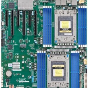 Super Micro SUPERMICRO H12DSi-NT6 - Motherboard - Erweitertes ATX - Socket SP3 - 2 Unterstützte CPUs - USB3.0 - 2 x 10 Gigabit LAN - Onboard-Grafik (MBD-H12DSI-NT6-B)