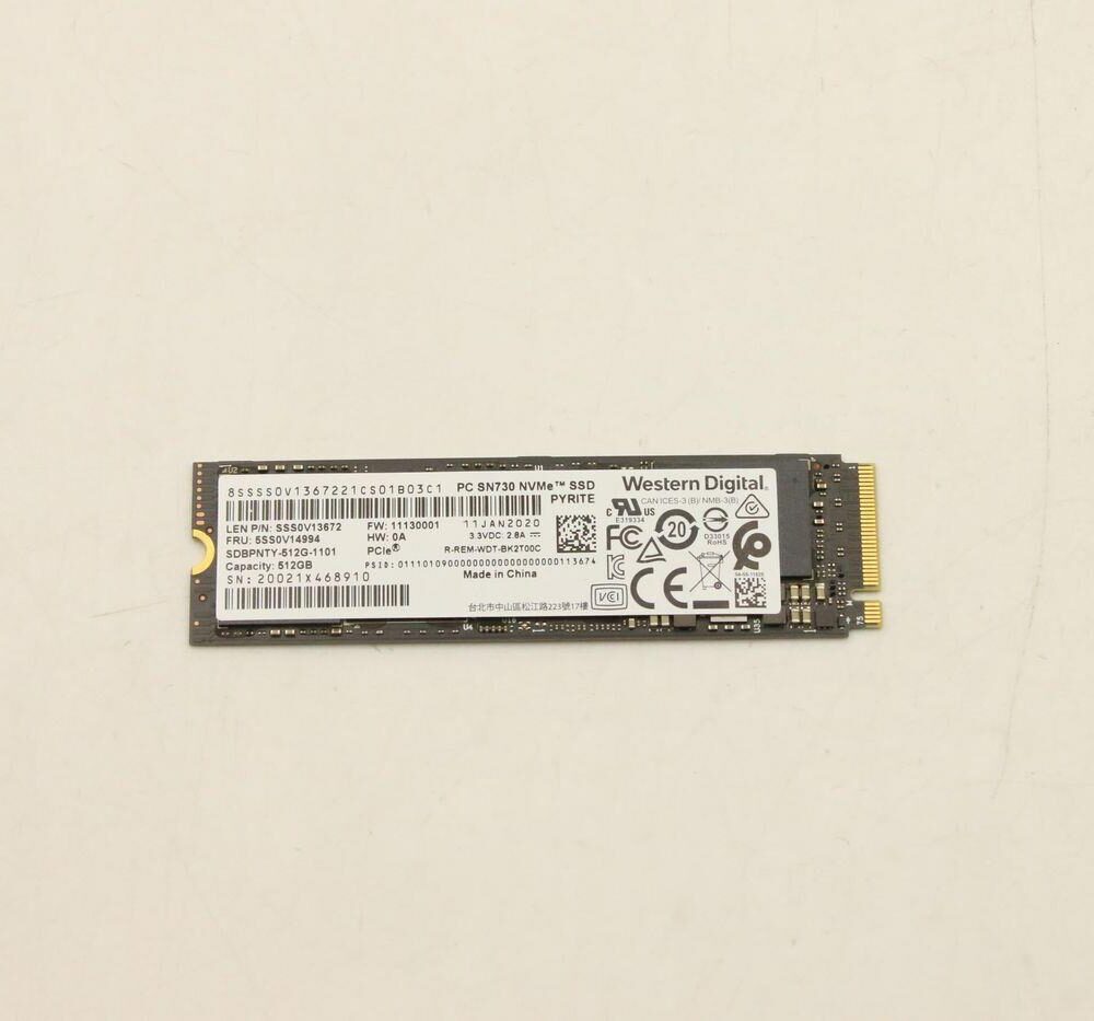 Lenovo Western Digital SN730 512GB SDBPNTY-512G (5SS0V14994)
