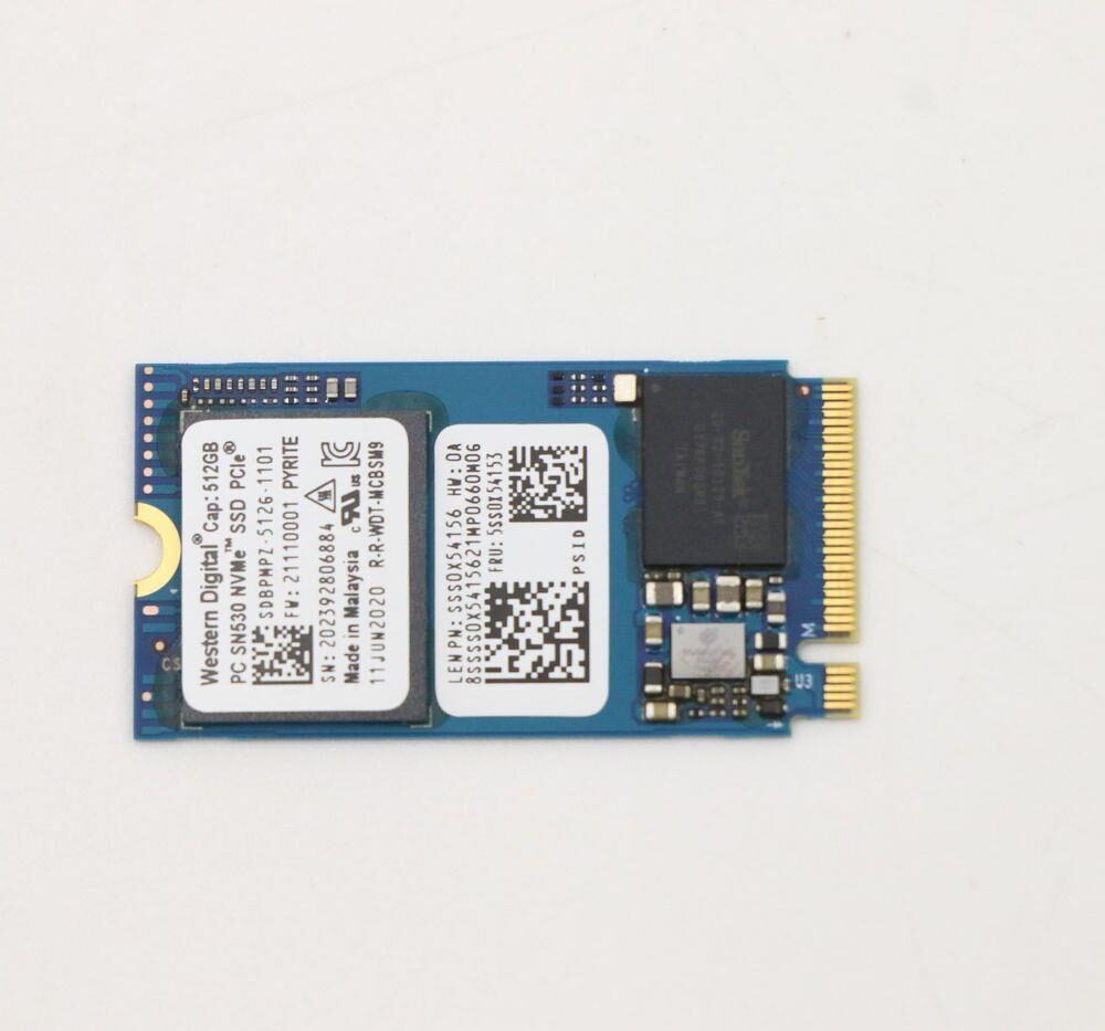 Lenovo WD SN530 512G PCIe 2242 SSD (5SS0X54153)