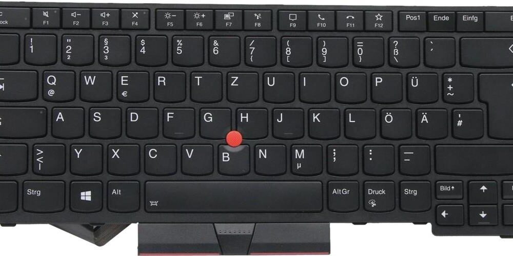 Lenovo Primax - Ersatztastatur Notebook - mit Trackpoint, UltraNav - hinterleuchtet - QWERTZ - Deutsch - für ThinkPad P14s Gen 1 20S4, 20S5, 20Y1, 20Y2, T14 Gen 1 20S0, 20S1, 20UD, 20UE (5N20V44059)