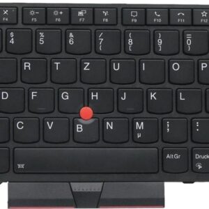 Lenovo Primax - Ersatztastatur Notebook - mit Trackpoint, UltraNav - hinterleuchtet - QWERTZ - Deutsch - für ThinkPad P14s Gen 1 20S4, 20S5, 20Y1, 20Y2, T14 Gen 1 20S0, 20S1, 20UD, 20UE (5N20V44059)