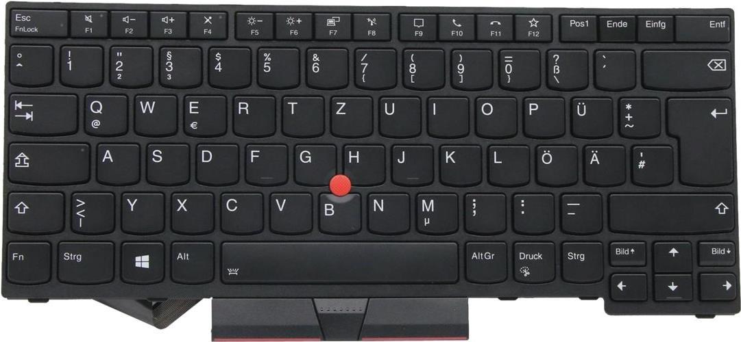 Lenovo Primax - Ersatztastatur Notebook - mit Trackpoint, UltraNav - hinterleuchtet - QWERTZ - Deutsch - für ThinkPad P14s Gen 1 20S4, 20S5, 20Y1, 20Y2, T14 Gen 1 20S0, 20S1, 20UD, 20UE (5N20V44059)