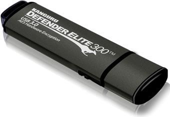 Kanguru Defender Elite300 - 128GB USB-Stick USB Typ-A 3.2 Gen 1 (3.1 Gen 1) Schwarz - Grau (KDFE300-128G)