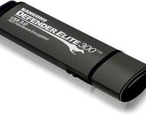 Kanguru Defender Elite300 - 64GB USB-Stick USB Typ-A 3.2 Gen 1 (3.1 Gen 1) Schwarz - Grau (KDFE300-64G)