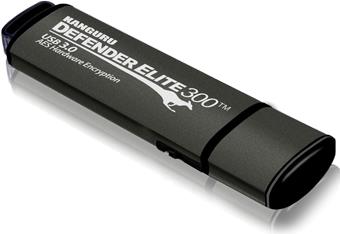 Kanguru Defender Elite300 - 64GB USB-Stick USB Typ-A 3.2 Gen 1 (3.1 Gen 1) Schwarz - Grau (KDFE300-64G)