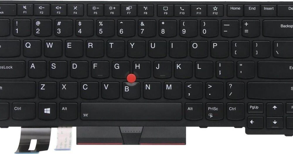 Lenovo Primax - Ersatztastatur Notebook - mit Trackpoint - hinterleuchtet - Englisch - Schwarz - für ThinkPad P14s Gen 1, P14s Gen 2, T14 Gen 1, T14 Gen 2 (5N20V44048)